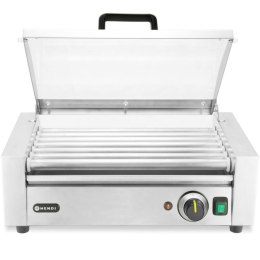 Podgrzewacz rolkowy do parówek hot-dogów z pokrywą 7 rolek 45 cm 620 W