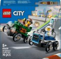 LEGO 60459 CITY - Zestaw wyścigówek: samolot kontra łóżko szpitalne