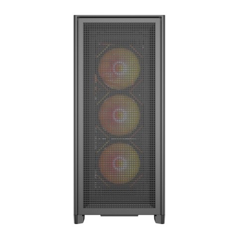 Obudowa komputerowa DARKFLASH AIRNOVA + 3 wentylatory (czarna)