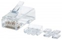 INTELLINET Wtyk RJ45 8P/8C Cat6a UTP, drut, linia PRO, 80 szt 790550