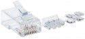 INTELLINET Wtyk RJ45 8P/8C Cat6a UTP, drut, linia PRO, 80 szt 790550