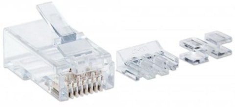 INTELLINET Wtyk RJ45 8P/8C Cat6a UTP, drut, linia PRO, 80 szt 790550