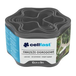 Obżeże ogrodowe 10cmx9m grafitowe
