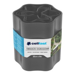 Obżeże ogrodowe 20cmx9m grafitowe