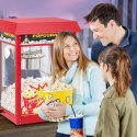 Maszyna urządzenie do prażenia popcornu retro 1500 W 5 kg/h - czerwona
