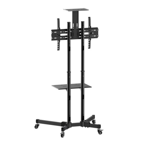 INTELLINET Stojak mobilny TV 37-70" do 50kg regulowany 2 półki 105643