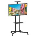 INTELLINET Stojak mobilny TV 37-70" do 50kg regulowany 2 półki 105643