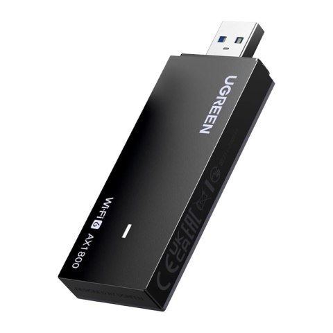 Karta sieciowa USB UGREEN CM499 Wi-Fi 6 (czarna)