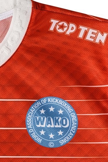 Koszulka do light contactu TOP TEN "WAKO" (WAKO APPROVED)
