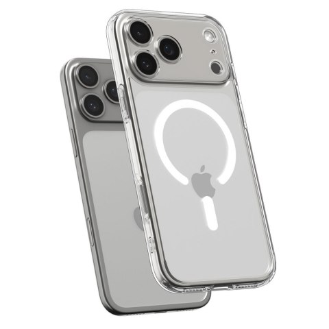 Etui case na iPhone 17 Pro Max MagSafe Ultra Hybrid - przezroczysto-białe