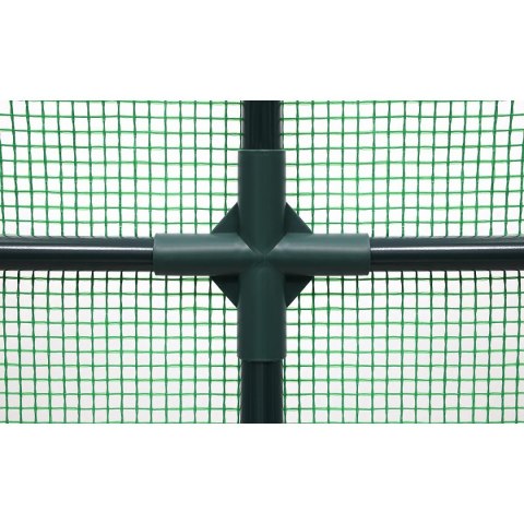 SZKLARNIA TUNEL OGRODOWY DWA WEJŚCIA DO POMIDORÓW I OGÓRKÓW 200x100x180CM ZIELONY