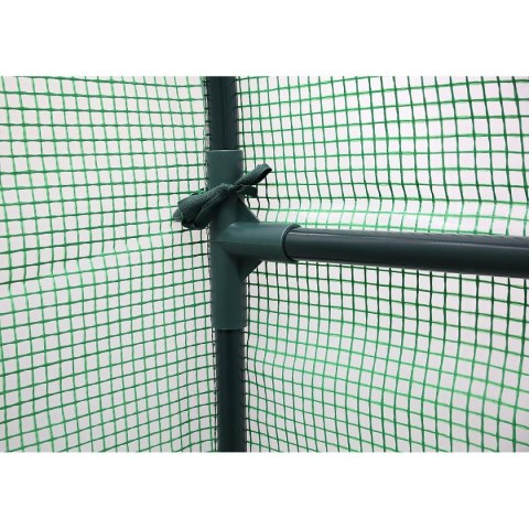 SZKLARNIA TUNEL OGRODOWY DWA WEJŚCIA DO POMIDORÓW I OGÓRKÓW 200x100x180CM ZIELONY