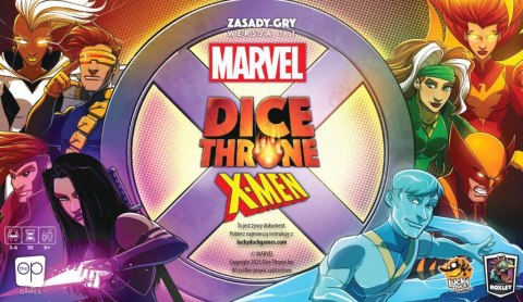GRA MARVEL DICE THRONE : CYCLOPS, GAMBIT, JEAN GRAY, ROGUE- LUCKY DUCK GAMES