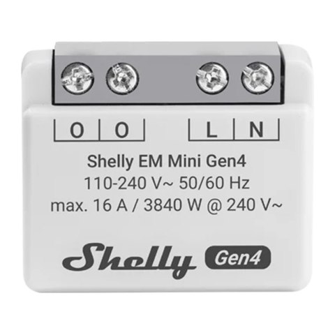Miernik energii SHELLY EM Mini Gen4 Wi-Fi Matter