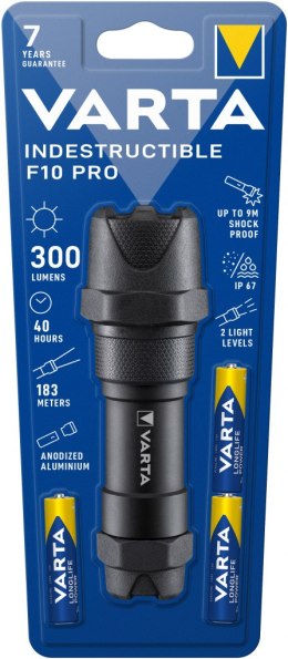 LATARKA LED NIEZNISZCZALNA F10 PRO 6W (+ 3xAAA) 300 lm VARTA