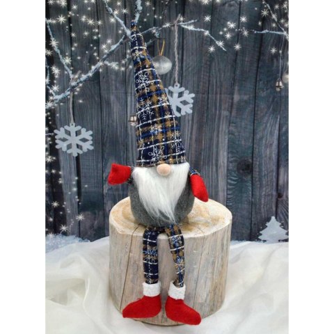 SKRZAT DEKORACYJNY 30+20CM KRATA GRANATOWA