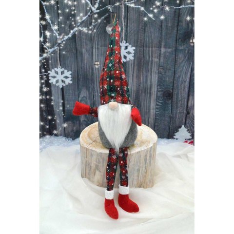 SKRZAT DEKORACYJNY 30+20CM KRATA ZIELONA CZERWONA