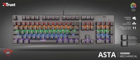 Klawiatura mechaniczna GXT 865 Asta