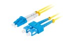 Kabel sieciowy światłowodowy LANBERG FO-SULU-SD11-0010-YE 1