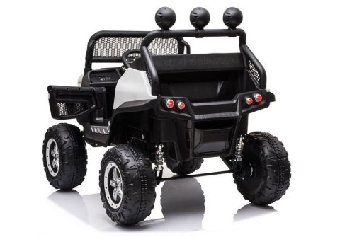 Pojazd na Akumulator Mercedes Unimog S Światła LED MP3 Pilot Biały