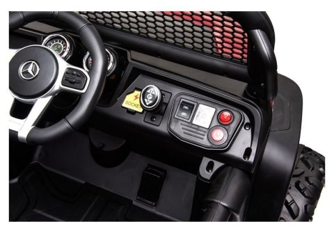 Pojazd na Akumulator Mercedes Unimog S Światła LED MP3 Pilot Biały