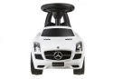 Jeździk Mercedes SLS AMG Pchacz Dla Dziecka Oparcie Schowek Biały