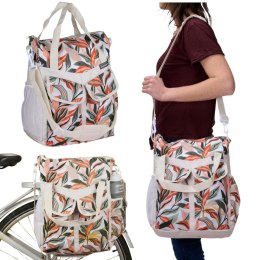 SAKWA TORBA ROWEROWA NA BAGAŻNIK 20L KWIATY DUNLOP
