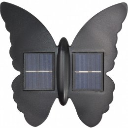LAMPA SOLARNA ŚCIENNA MOTYL 2LED