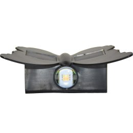 LAMPA SOLARNA ŚCIENNA MOTYL 2LED