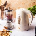 CZAJNIK ELEKTRYCZNY 1,2L KLAUSBERG KB-9002 KREMOWY
