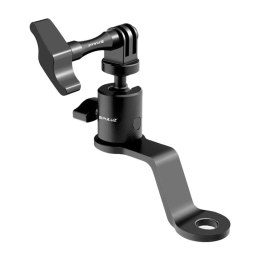 Aluminiowy Uchwyt do Kamery na Lusterko Motocyklowe PULUZ (Czarny)