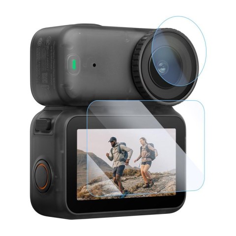 Hartowane Szkło Ochronne i Folia na Obiektyw PULUZ do DJI Osmo Nano