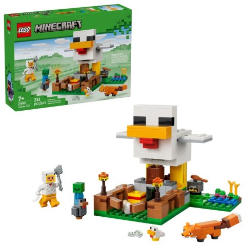 LEGO Minecraft Farma kurczaków 21585