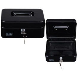 KASETKA METALOWA NA PIENIĄDZE DOKUMENTY 20x8,5x16 CM BLACK + DECKER