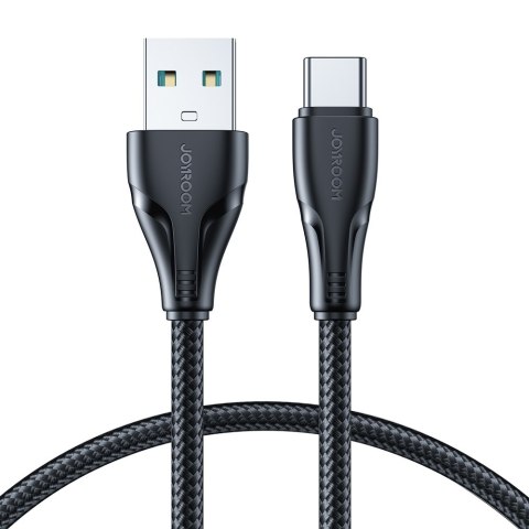 Kabel przewód A11 USB-A - USB-C Surpass Series 3A 0.25 m - czarny