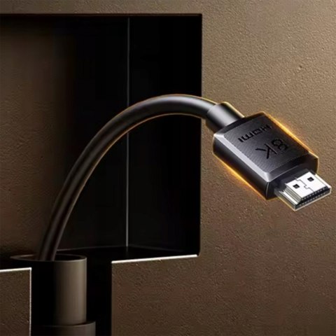 Kabel przewód HDMI do telewizorów monitorów projektorów konsoli 4K 1.5m - czarny