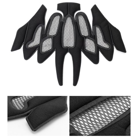 Kask rowerowy dziecięcy z odpinaną szczęką rozmiar S 48-54cm - zielony