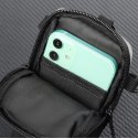 Saszetka armband opaska na ramię na telefon do biegania - czarna