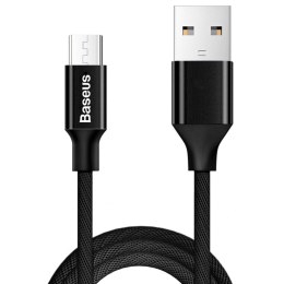 Kabel przewód USB-A - MicroUSB Yiven 1.5m - czarny