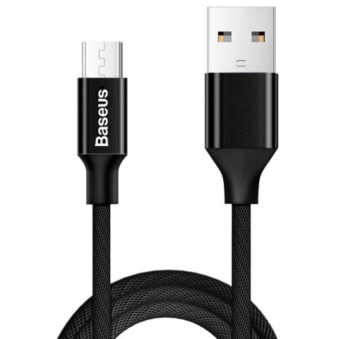 Kabel przewód USB-A - MicroUSB Yiven 1.5m - czarny