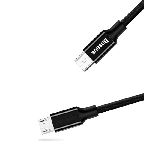 Kabel przewód USB-A - MicroUSB Yiven 1.5m - czarny