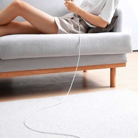 Kabel przewód USB-A - USB-C Superior Series 100W 2m - biały