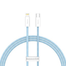 Kabel przewód USB-C - iPhone Lightning Dynamic Series 20W 1m - niebieski