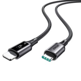 Kabel przewód USB-C - iPhone Lightning S-A60 StarTalk 30W 1.2m - czarny