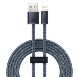 Kabel przewód do iPhone USB - Lightning 2.4A 2m - szary