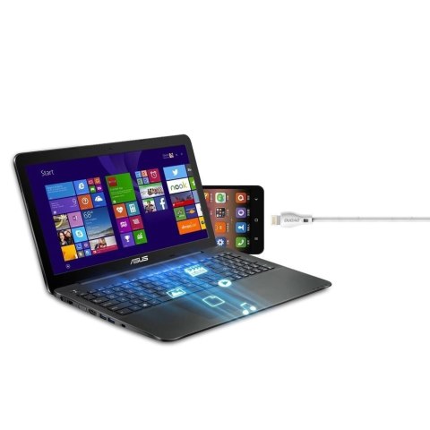 Przewód kabel USB-A - iPhone Lightning 2.4A 1m - biały