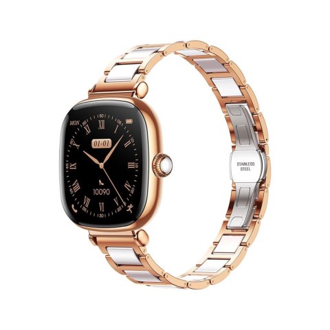 Smartwatch Starlight JR-FS1 z odbieraniem połączeń 2 paski - złoty