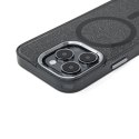 Etui brokatowe plecki na Samsung Galaxy A26 5G Glitter Case MagSafe - czarne