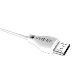 Kabel przewód USB-A - MicroUSB L4M 2.4A 1m - biały