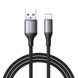 Kabel przewód USB-A - iPhone Lightning Flash Series 3A 1m - czarny